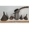 Image 2 : LOT OF 5 - OILERS AND FUNNELS - INCL HUFFY