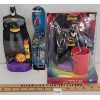 Image 1 : LOT OF 3 - BATMAN TOOTHBRUSH, TOOTHBRUSH HOLDER AND BUBBLE BATH