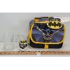 Image 1 : LOT OF 3 - BATMAN LUNCH BAG & COLLECTIBLE GLASSES 