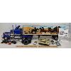 Image 1 : 1:14 SCALE RC TRUCK & TRAILER W/ REMOTE