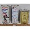 Image 2 : LOT OF 3 - SNOWMOBILE MOTOR OIL CANS 16 & 18 FL. OZ - INCL VALVOLINE, RISLONE & ETC