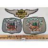 Image 1 : LOT OF 3 - IRON-ON PATCHES - HARLEY-DAVIDSON & NORTH AMERICAN HUNTING CLUB