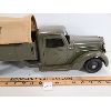 Image 2 : BUDDY L PRESSED STEEL ARMY TRUCK W/ TRAILER