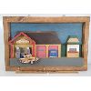 Image 1 :  CARVED 3-DIMENSIONAL FOLK ART - "AUTO SERVICE CENTRE"