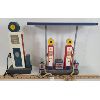 Image 2 : LOT OF 2 - CARVED 3-DIMENSIONAL FOLK ART - GAS PUMPS 