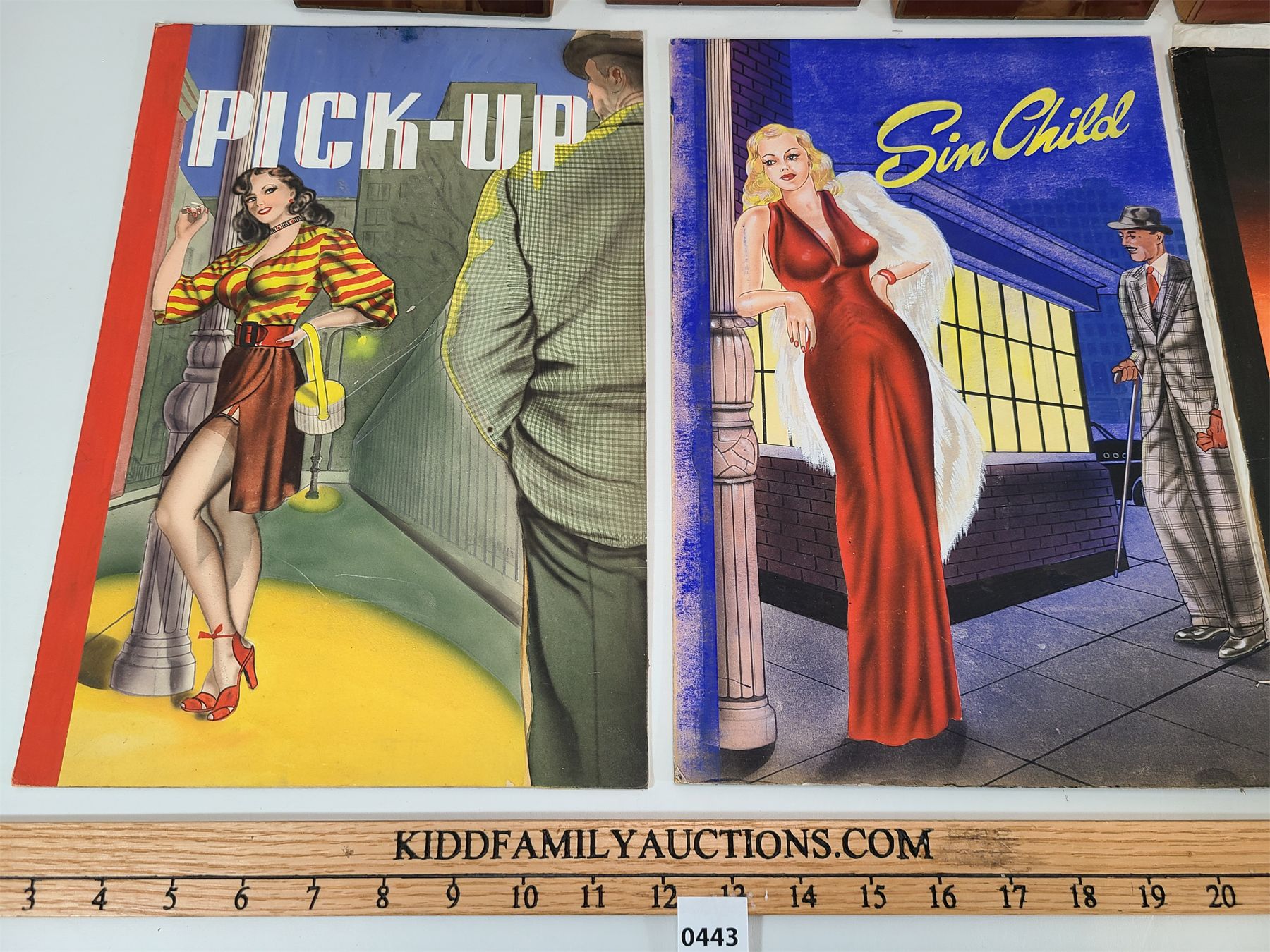 ORIGINAL RISQUE NOVEL ARTWORK, ENGRAVINGS, AND PROGRESSIVE PROOFS ...