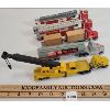 Image 3 : LOT OF 5 - MAJORETTE DIE CAST TRUCKS - FIRETRUCKS & CRANE 