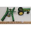 Image 2 : LOT OF 2 - JOHN DEERE DIE CAST TRACTOR W/ ERTL SWATHER 
