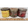 Image 2 : LOT OF 3 - 200G TOBACCO TINS - INCL OLD CHUM, BLACK CAT NUMBER 7 & ETC.