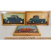 Image 1 : LOT OF 3 - CARVED 3-DIMENSIONAL SIGNED FOLK ART - INCL 1933 FORD 