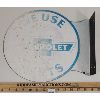 Image 2 : CHEVROLET METAL FLANGE SIGN