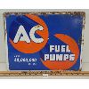 Image 2 : PORCELAIN AC FUEL PUMPS FLANGE SIGN