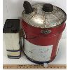 Image 2 : LOT OF 2 - ESSO 5 GAL AND VICEROY MOTOR OIL GAL CANS