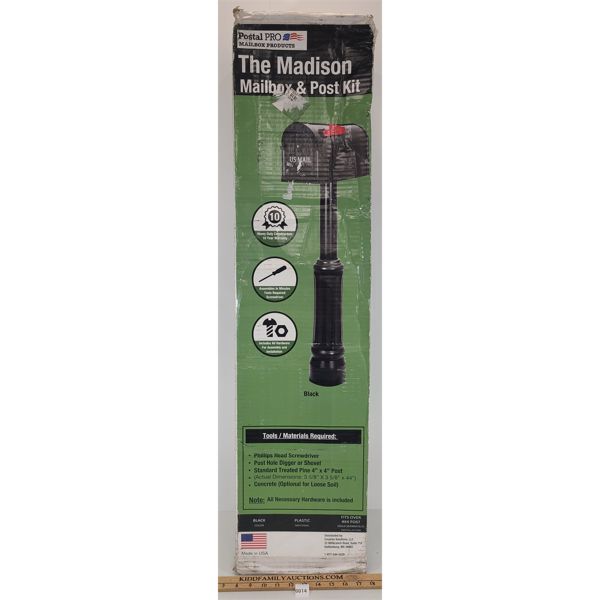 THE MADISON MAILBOX POST KIT Kidd Family Auctions The madison mailbox post kit kidd family auctions