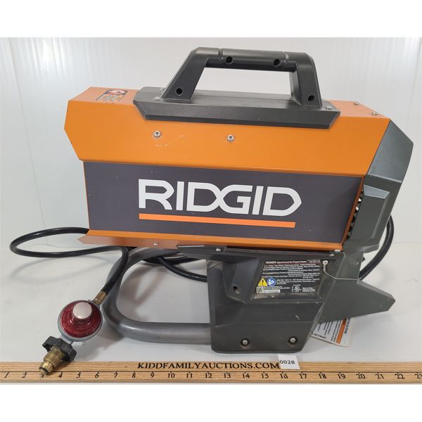 RIDGID HYBRID FORCED AIR PROPANE HEATER