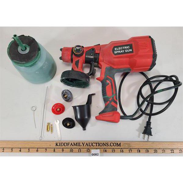 ELECTRIC CORDED PAINT SPRAY GUN W/ACCESSORIES 