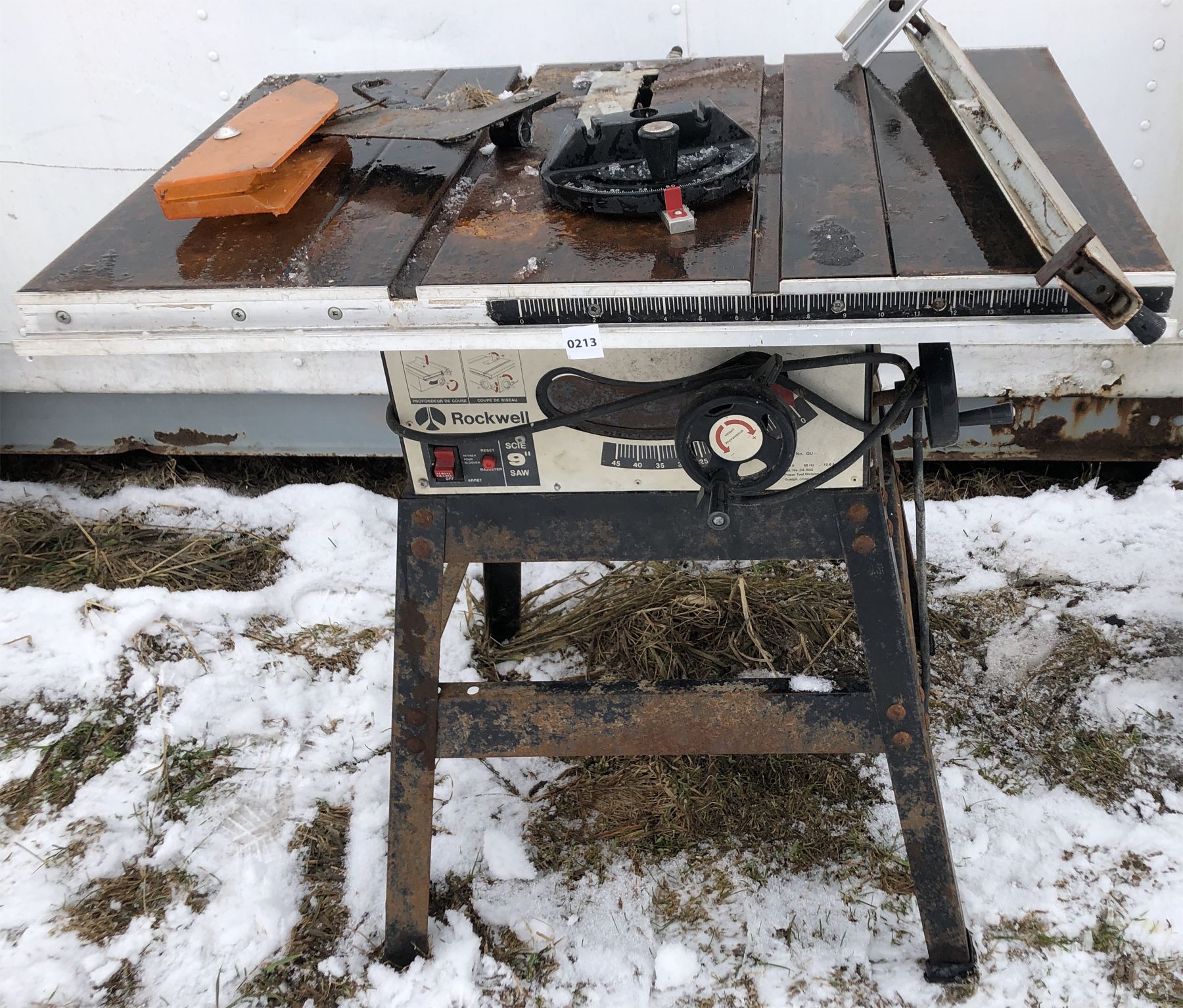 ROCKWELL TABLE SAW Kidd Family Auctions