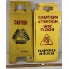 Image 1 : LOT OF 2 - CAUTION WET FLOOR SIGNS