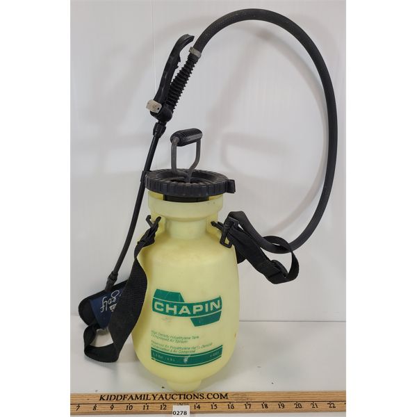 CHAPIN POLYETHYLENE COMPRESSED AIR SPRAYER - Kidd Family Auctions