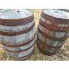 Image 3 : LOT OF 2 - WOODEN BARRELS W/ TOPS 