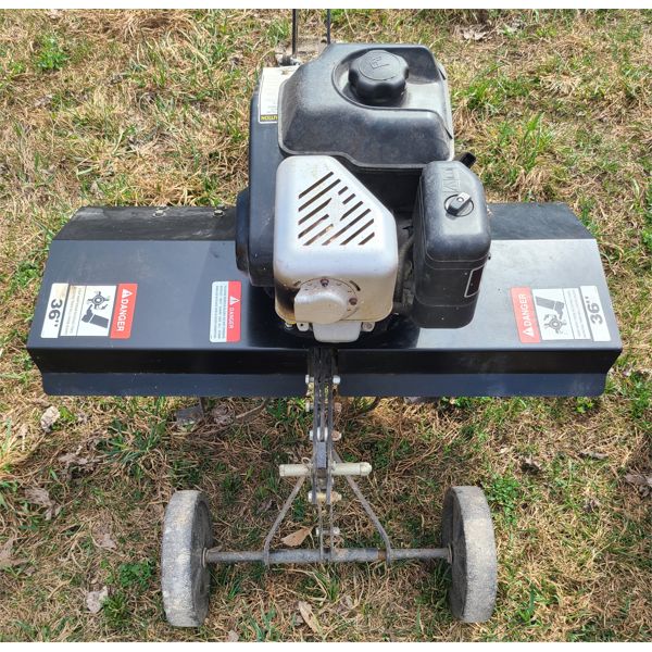36 Inch Rototiller AGRI FAB 36in PULL TUPE TILLER - GAS POWERED - Kidd Family Auctions
