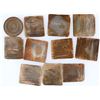 Image 1 : Checkerboard Squares, 10, and a Checker, SS Central America Treasure [160930]