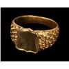 Image 1 : Gold Signet Ring, No Engraving, Size 11, S.S. Central America treasure [146646]