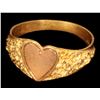 Image 1 : Gold Ring, Single-Heart Design, S.S. Central America treasure [152396]