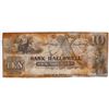 Image 1 : Bank of Hallowell (Maine) $10 Bank Note, SS Central America Treasure [150885]
