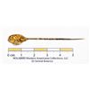 Image 2 : Gold Nugget Stickpin with White Quartz,  S.S. Central America treasure [146619]