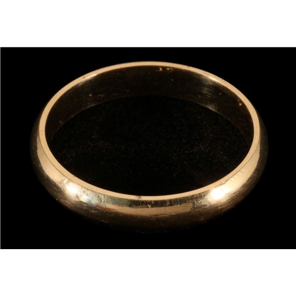 Gold Ring - Plain Polished Band, S.S. Central America treasure [152374]