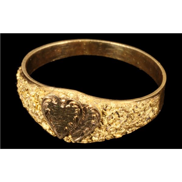 Gold Ring - Interlocking Hearts, S.S. Central America Treasure [152378]