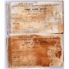 Image 1 : First Cabin Receipts for Women Saved on the Brig Marine, SS Central America Treasure [143207]