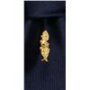 Image 1 : Gold Nugget Pinback Horizontal Brooch, S.S. Central America treasure [152362]