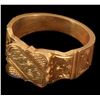 Image 1 : Gold Signet Ring, Engraved JFE, S.S. Central America treasure [146642]
