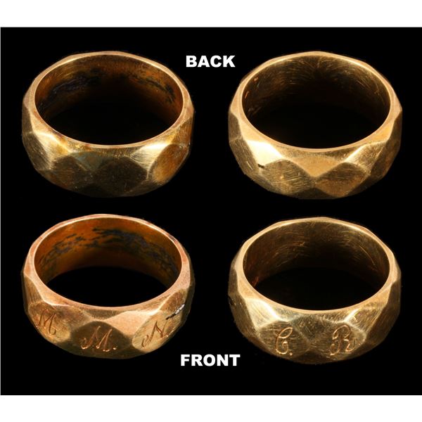 Heavy Gold Rings (2), S.S. Central America treasure [153327]