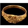 Image 1 : Gold Signet Ring, Engraved EB, S.S. Central America treasure [146644]