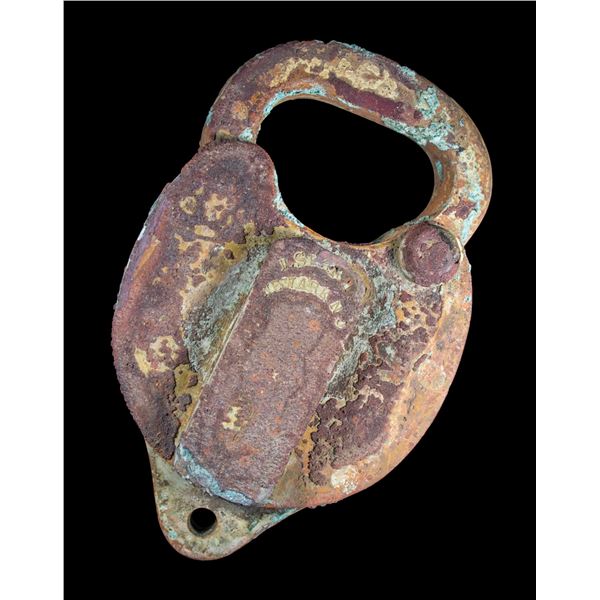 Big Lock, Possibly from Gold Room, S.S. Central America Treasure [153323]