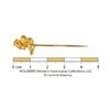 Image 3 : Gold Nugget Stickpin, S.S. Central America treasure [146613]