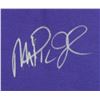 Image 2 : MAGIC JOHNSON SIGNED MITCHELL AND NESS LAKERS WARM UP SHIRT (BECKETT COA)