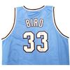Image 2 : LARRY BIRD SIGNED THE LEGEND BLUE BASKETBALL JERSEY (BECKETT COA)