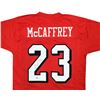 Image 2 : CHRISTIAN MCCAFFREY SIGNED SAN FRANCISCO 49ERS FOOTBALL JERSEY (JSA COA)