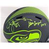 Image 2 : JIM ZORN AND STEVE LARGENT SIGNED SEATTLE SEAHAWKS FULL SIZE ECLIPSE (BECKETT COA)