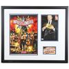 Image 1 : VINCE MCMAHON SIGNED WWE CUSTOM FRAMED DISPLAY (PSA COA)