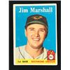 Image 1 : 1958 TOPPS BASEBALL NO. 441 JIM MARSHALL