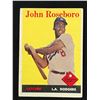 Image 1 : 1958 TOPPS BASEBALL NO. 42 JOHN ROSEBORO