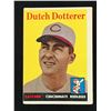 Image 1 : 1958 TOPPS BASEBALL NO. 396 DUCTH DOTTERER