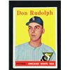 Image 1 : 1958 TOPPS BASEBALL NO. 347 DON RUDOLPH