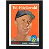 Image 1 : 1958 TOPPS BASEBALL NO. 236 ED FITZGERALD