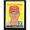 Image 1 : 1958 TOPPS BASEBALL NO. 27 BUD FREEMAN